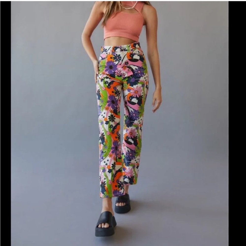 BDG Cowboy Fine Corduroy Pant - Trippie Print (from UO)